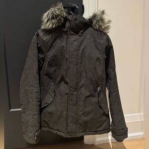 TNA Grey Fur-Trimmed Winter Jacket!
